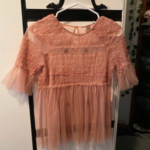 Forever 21 Contemporary Sheer Top